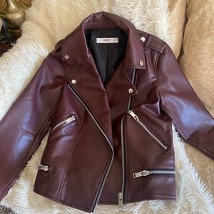 Mango | Pleather Moto Jacket